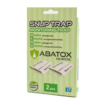 SNUP TRAP Skægkræ og Sølvfiskfælde 2 stk. inkl. lokkemad